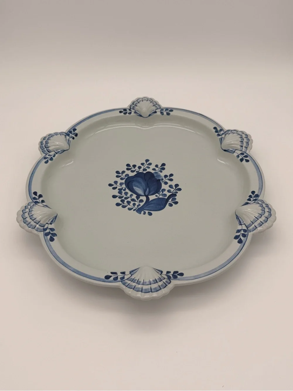 Royal Copenhagen Tranquebar Blue Dish with Mussels No. 11/1048 1st Quality